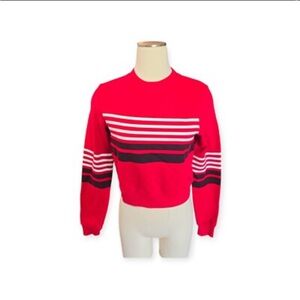 Women’s Hollister Striped Cropped Sweatshirt